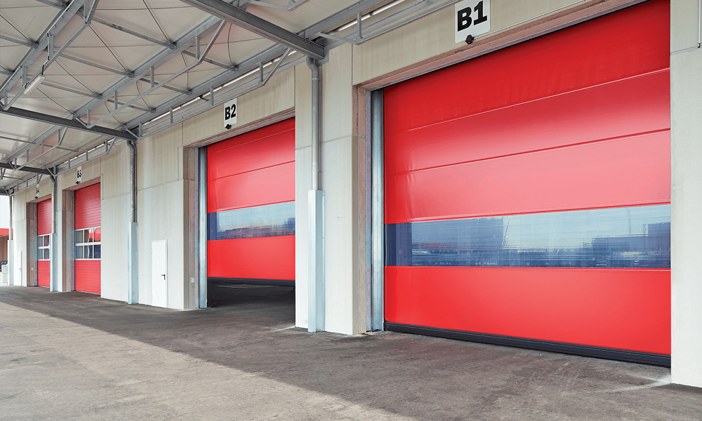 High speed warehouse doors